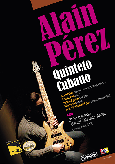 cartel Alain Pérez Quinteto envibop P